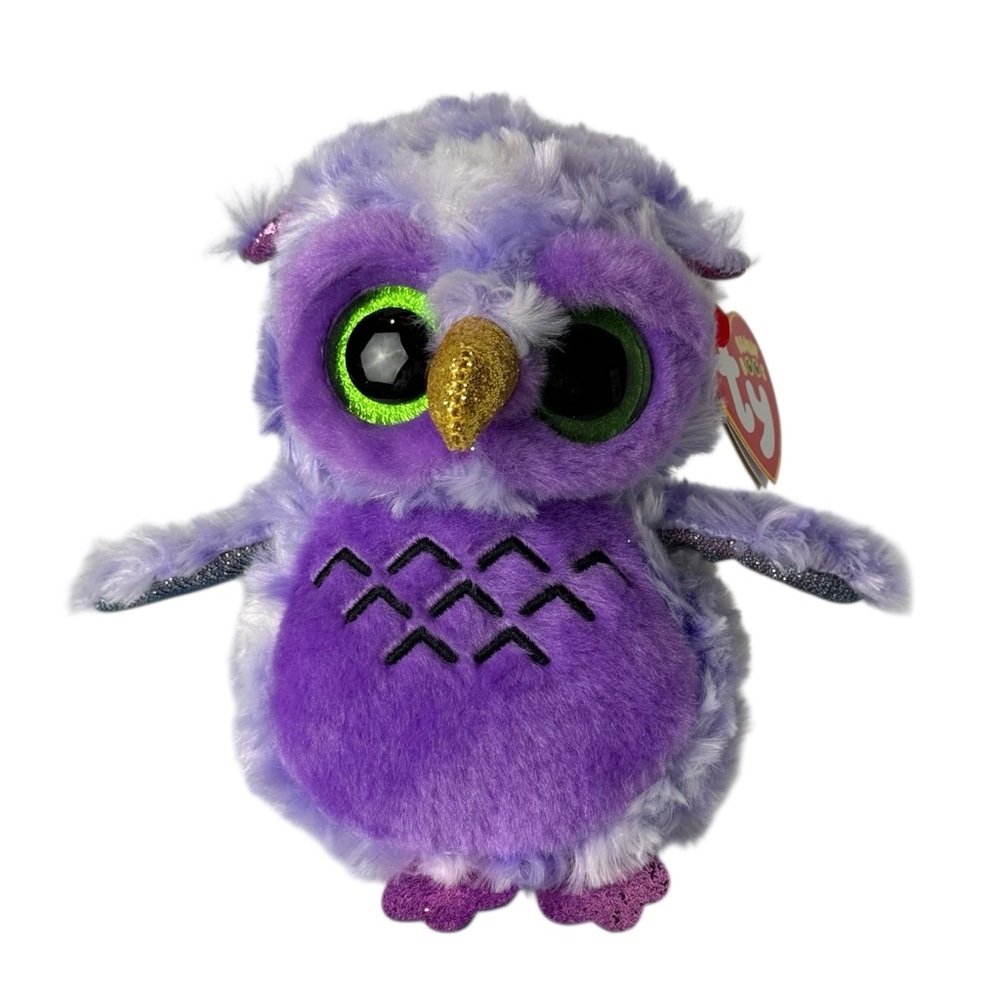 Ty Beanie Boos Owlivia the Purple Owl 5”